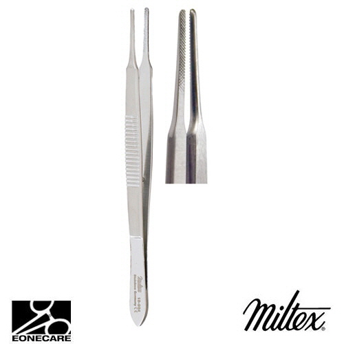 [Miltex]밀텍스 McCULLOUGH Utility Forceps #18-964 straight cross serated jaws,1.5mm4&quot;(10.2cm)