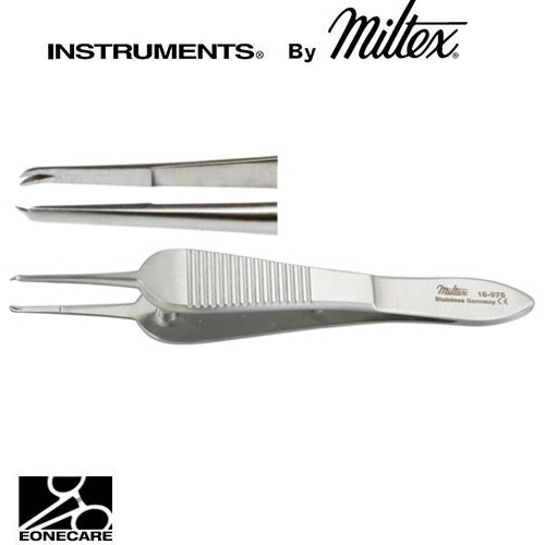 [Miltex]밀텍스 MANHATTAN EYE &amp; EAR Suturing/Fixation Forceps #18-975 3-1/2&quot;(8.9cm),0.7mm
