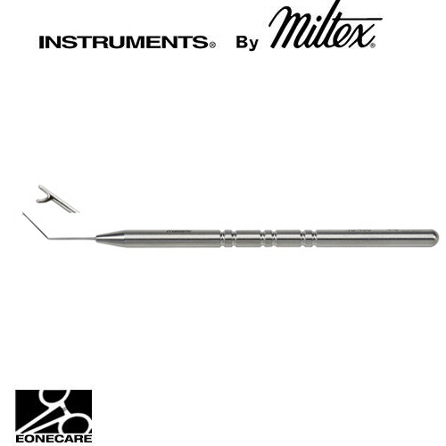 [Miltex]밀텍스 MALTZMAN-FENZL Lens Manipulating Hook #18-460 4-3/4&quot;(12.1cm),angled0.15mm diameter tip