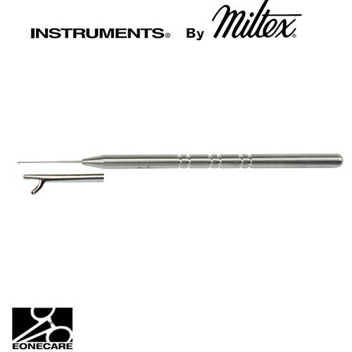 [Miltex]밀텍스 MALTZMAN-FENZL Lens Manipulating Hook #18-459 4-3/4&quot;(12.1cm),straight with guard0.15mm diameter tip