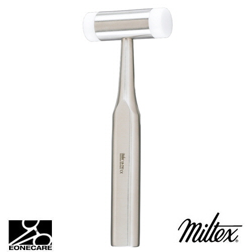 [Miltex]밀텍스 Mallet #19-793 7-1/2&quot;(19.1cm)lightweight 7.5oz(213g),1&quot; diameter stainless head with 2 replaceable