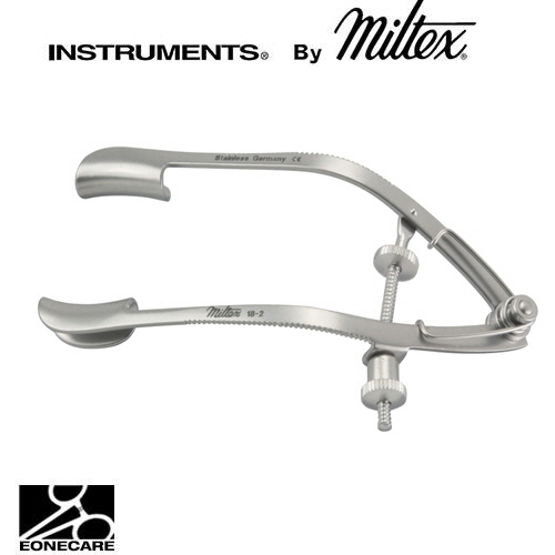 [Miltex]밀텍스 LANCASTER Eye Speculum,Solid Blades #18-2 3-1/4&quot;,15x5mmwith adjustable locking mechanism