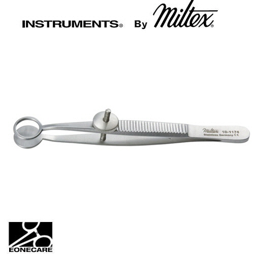 [Miltex]밀텍스 LAMBERT Chalazion Forceps #18-1174 3-1/2&quot;(8.9cm)round,inside ring diameter 8.5mm,solid blad 8mm diameter