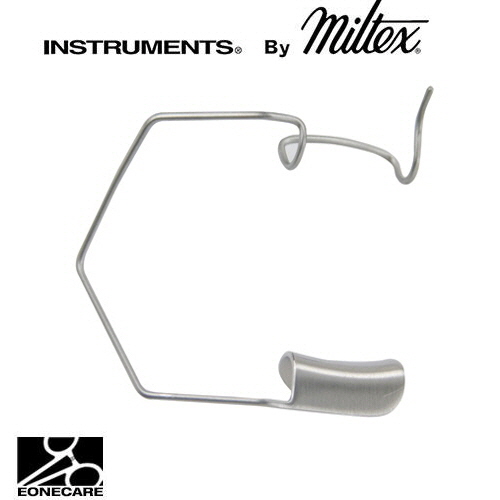 [Miltex]밀텍스 KRATZ-BARRAQUER Wire Speculum #18-8 for right eyeOne solid and one open wire 15mm blades