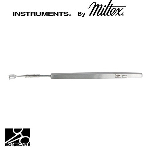 [Miltex]밀텍스 KNAPP Lacrimal Sac Retractor,Flexible Neck #11D-27 5&quot;(12.7cm),3 sharp prongs