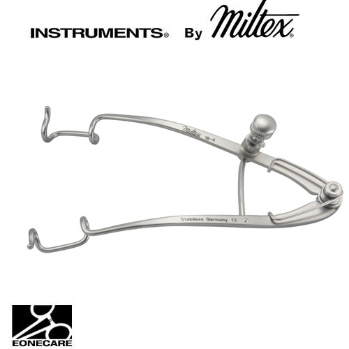 [Miltex]밀텍스 KNAPP Eye Speculum #18-4 3-1/4&quot;,15x6mmwith adjustable locking mechanism