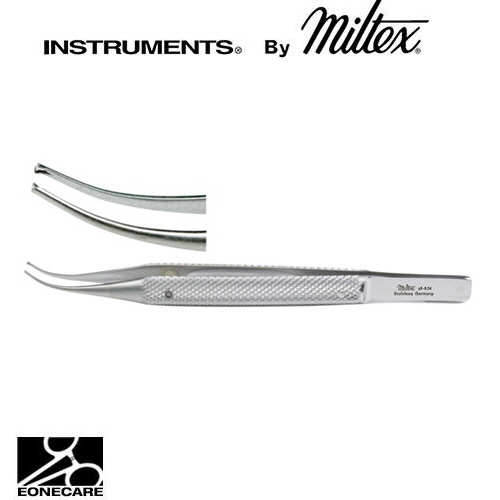 [Miltex]밀텍스 KIRBY Iris Forceps #18-624 4&quot;(10.2cm),curved 1x2teeth