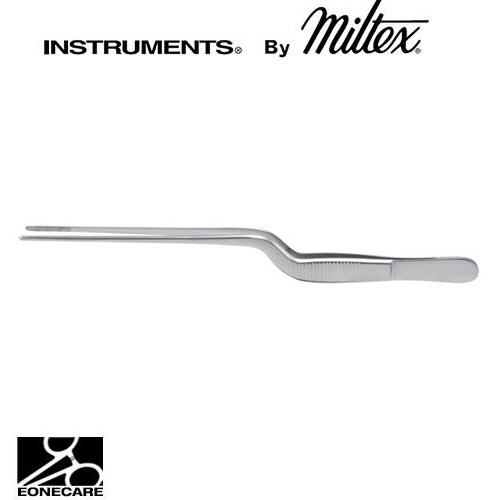 [Miltex]밀텍스 JANSEN Dressing Forceps 드레싱포셉 #19-371 6-1/4&quot;(15.9cm)bayonet shape,extra delicate with 2mm wide serrated jaws